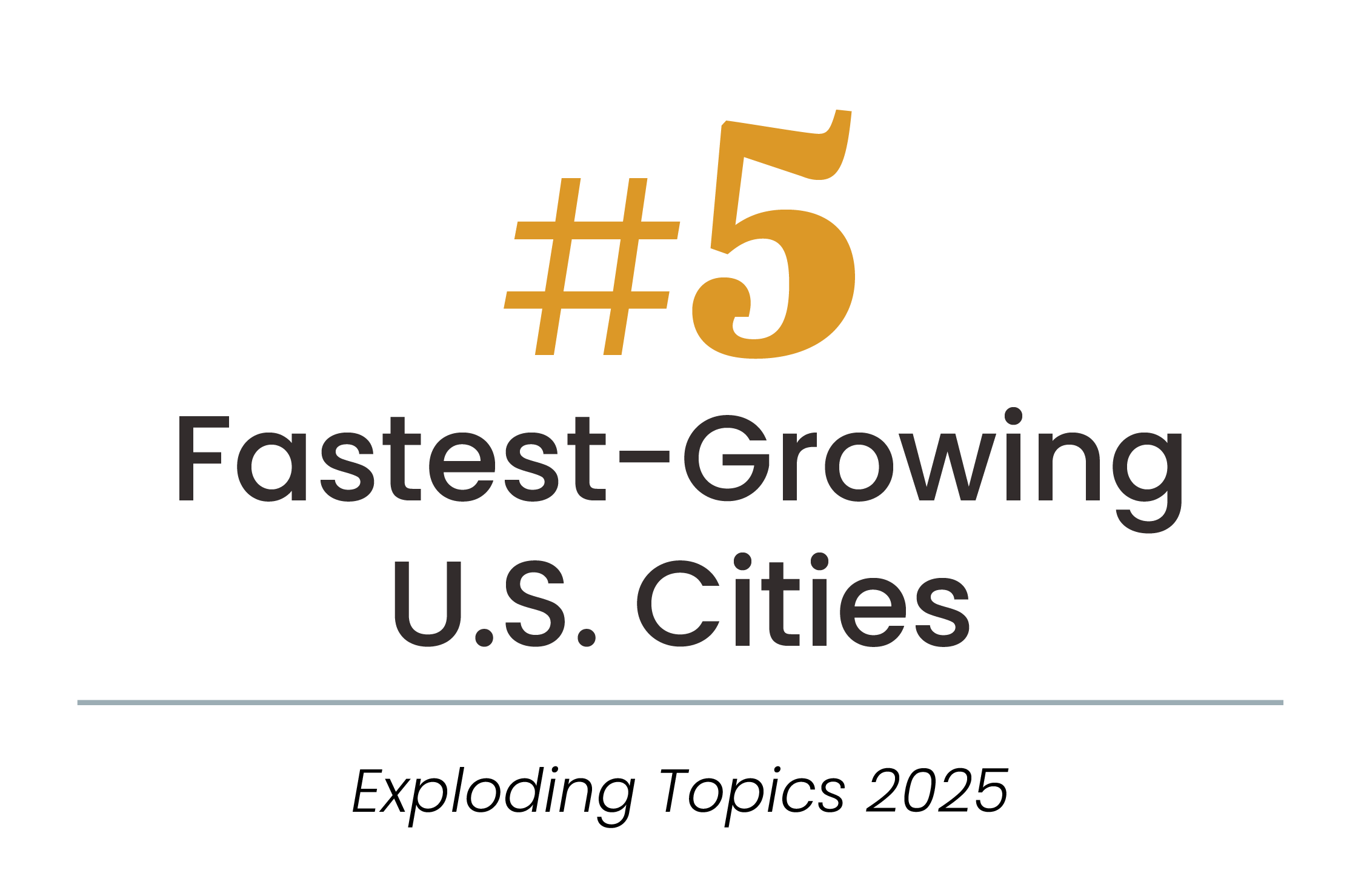 #5 Fastest-Growing U.S. Cities — Exploding Topics 2025