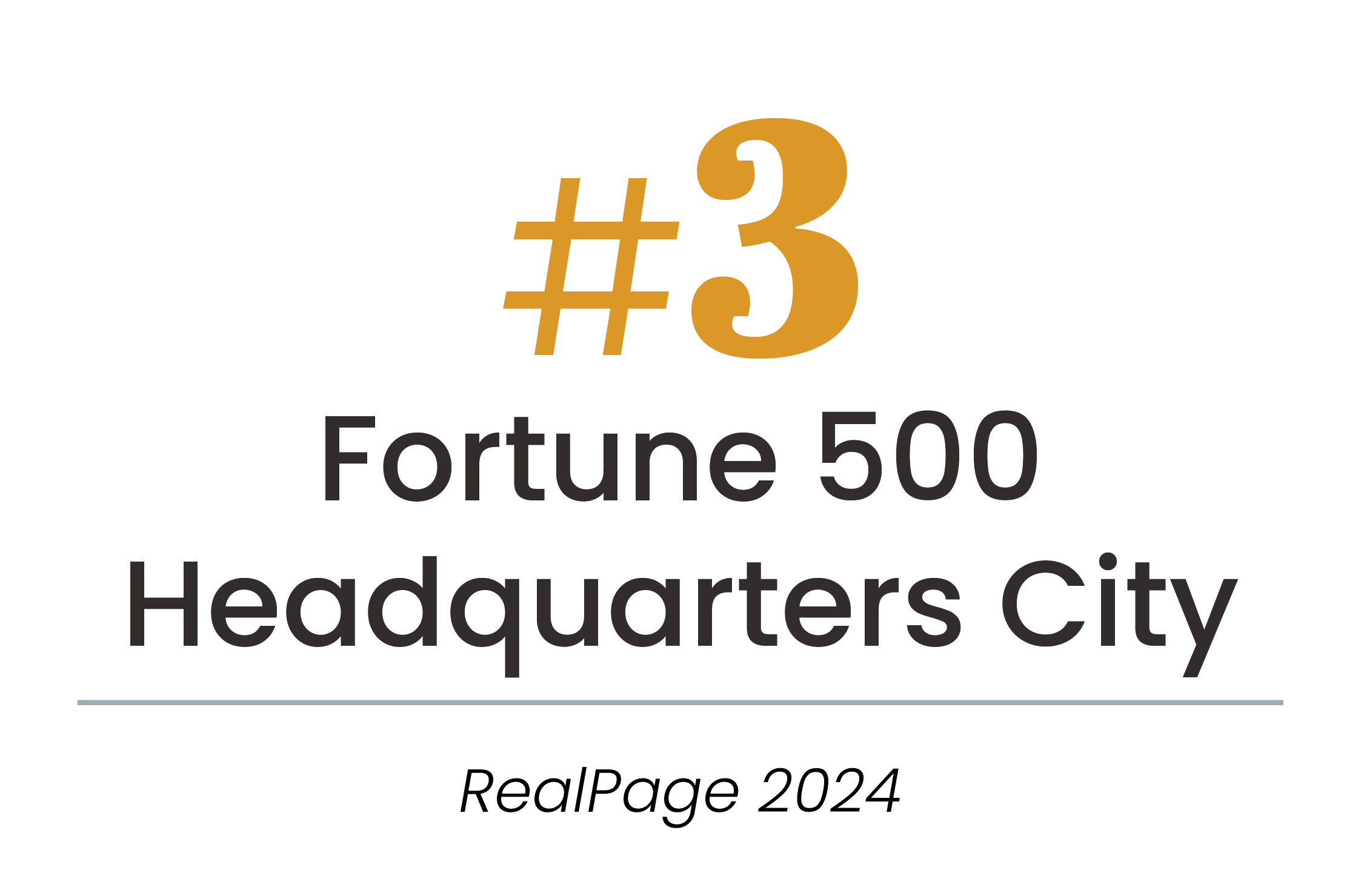#3 Fortune 500 Headquarters City — RealPage 2024