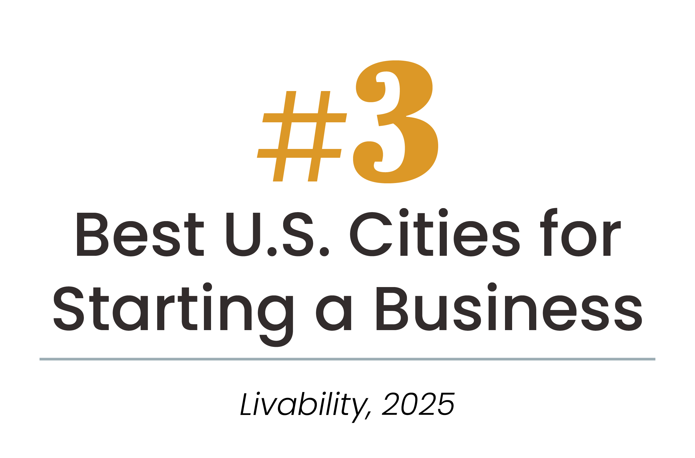 #3 Best U.S. Cities for Starting a Business — Livability 2025